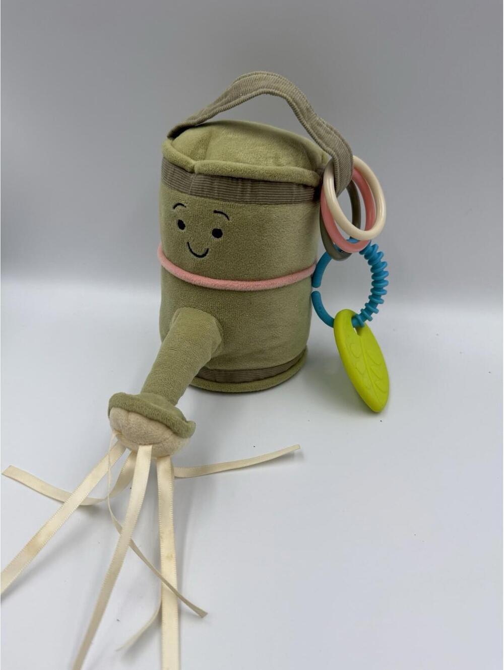 Jellycat Whimsy Garden Watering Can Baby Toy Crinkle Plush Stuffed Rare